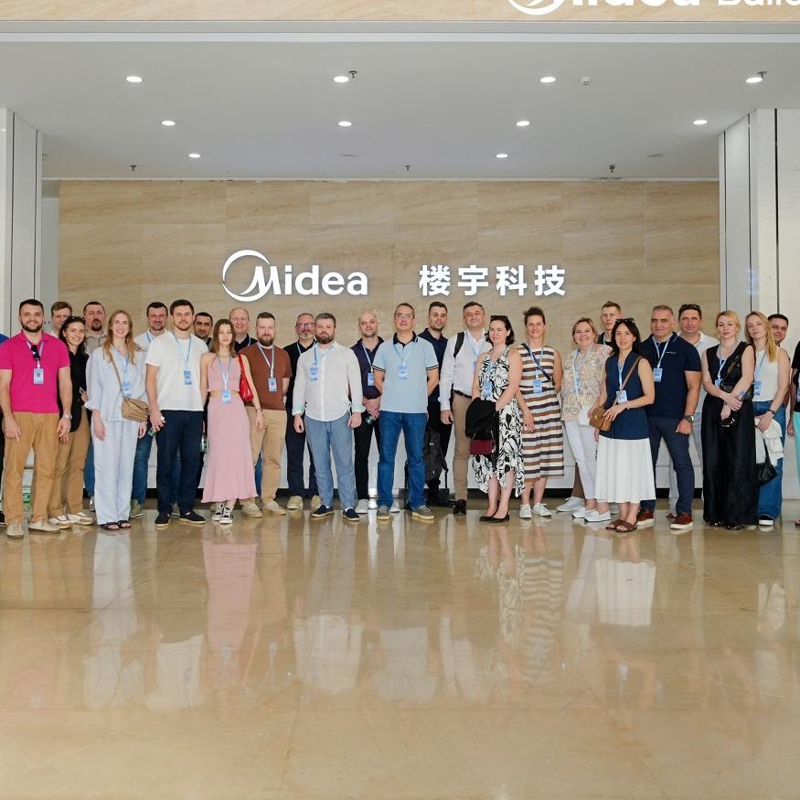 Крупнейшая делегация партнеров посетила заводы Midea | Linvol в Китае